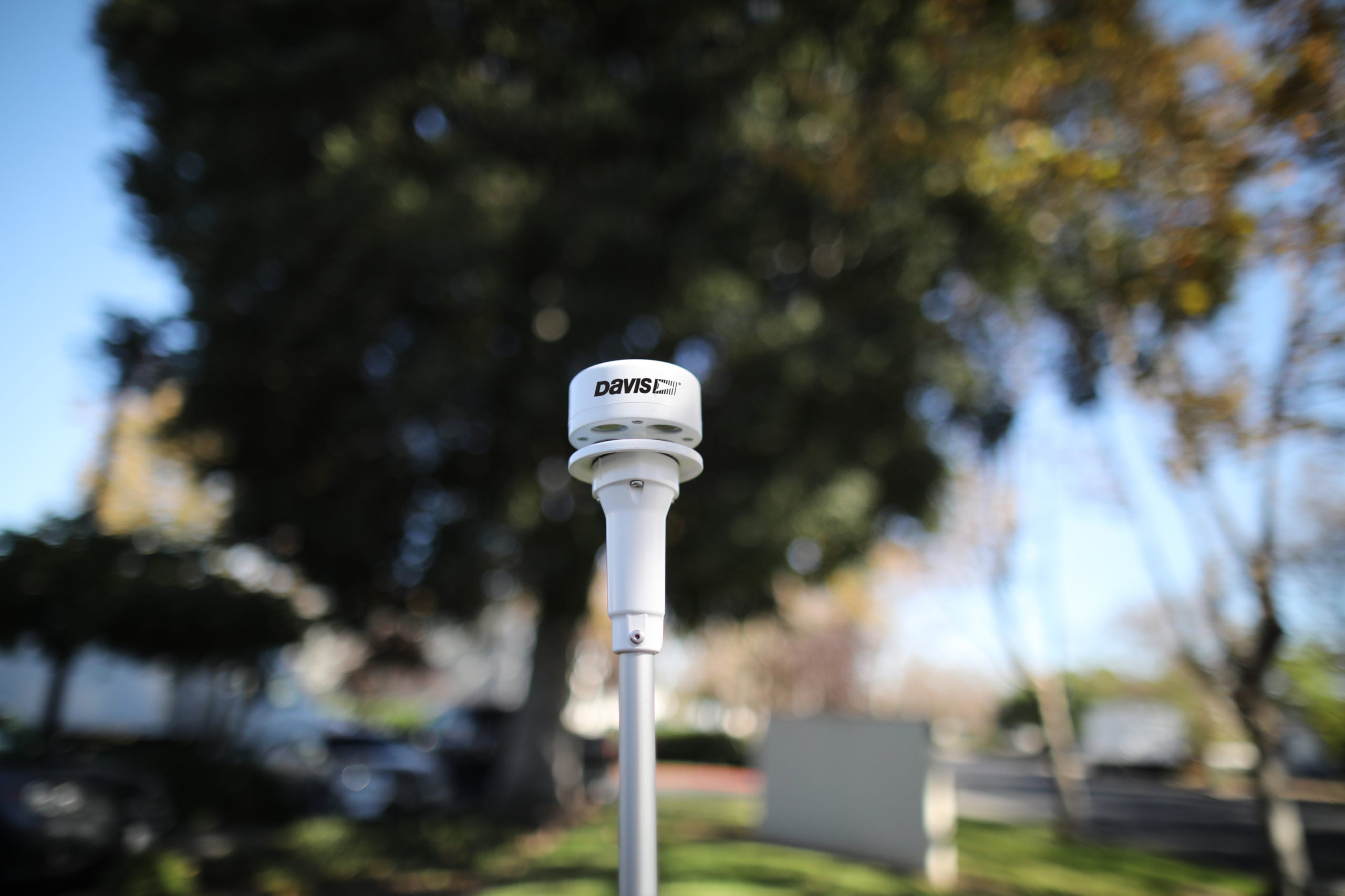 sonic anemometer mounted outdoors