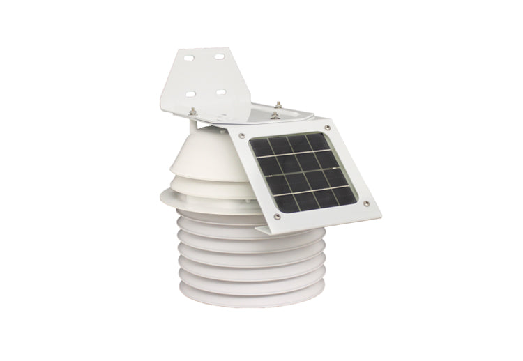 Temperature/Humidity Sensor with 24-hour Fan-Aspirated Radiation Shield - SKU 6832