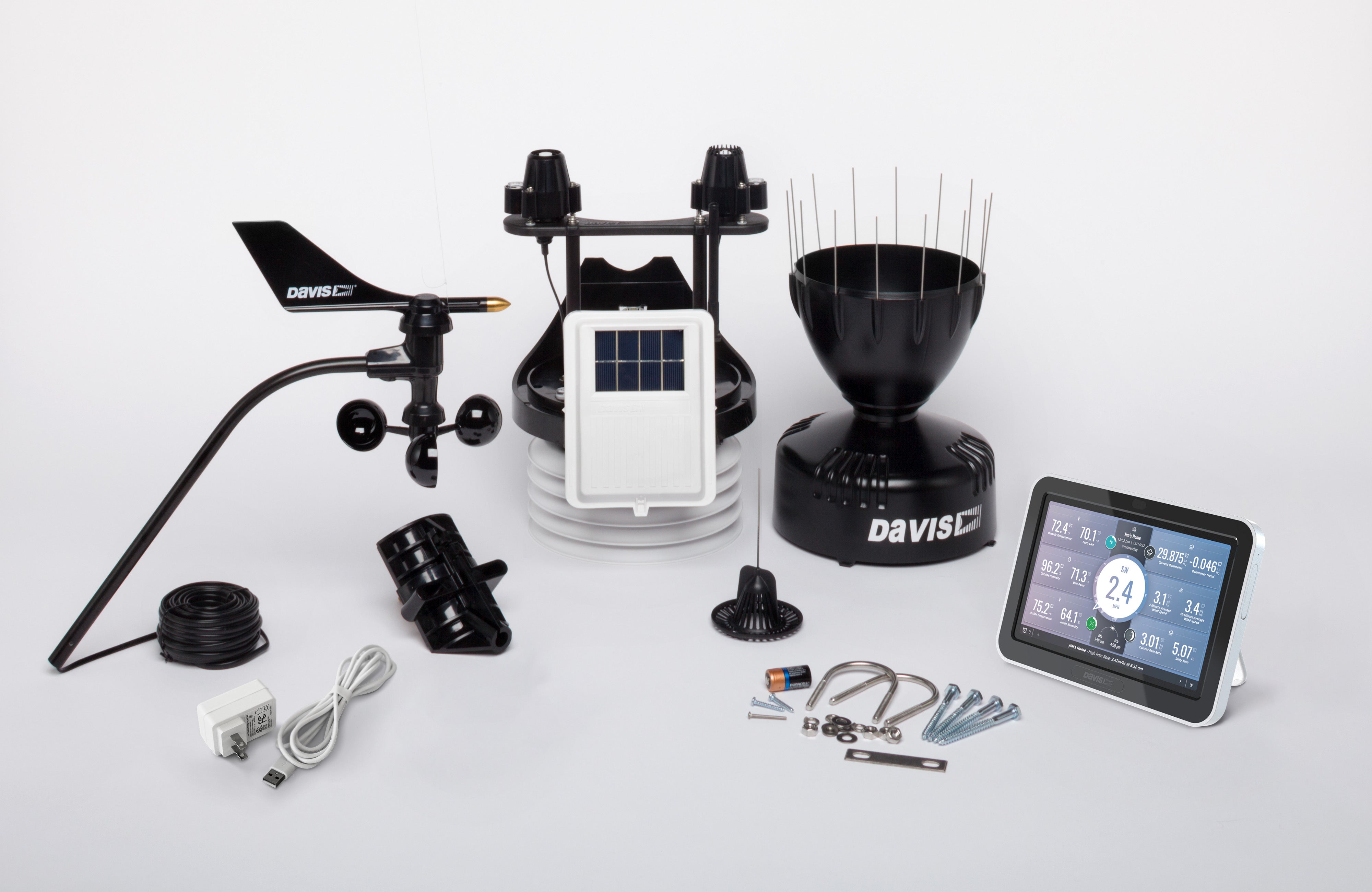 wireless professional weather station components